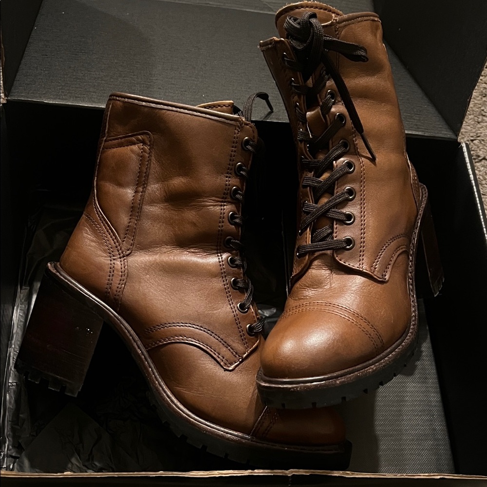 Thursday Boot Company Brown Combat Boots
